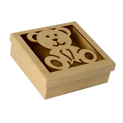 Caixa Urso - 15x15x5cm