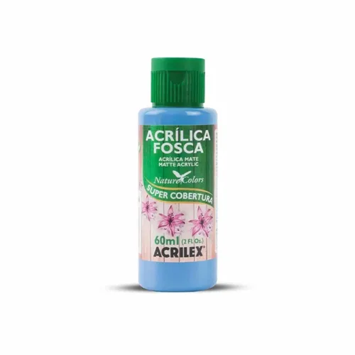 Tinta Acrilica Fosca - 60ml - Azul Bali - 921 - Acrilex