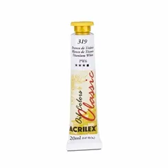 Tinta Óleo - 20ml - Branco de Titânio - 319 - Acrilex