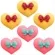 Charminhos - Coração - 4104 - 6 unidades - Make+