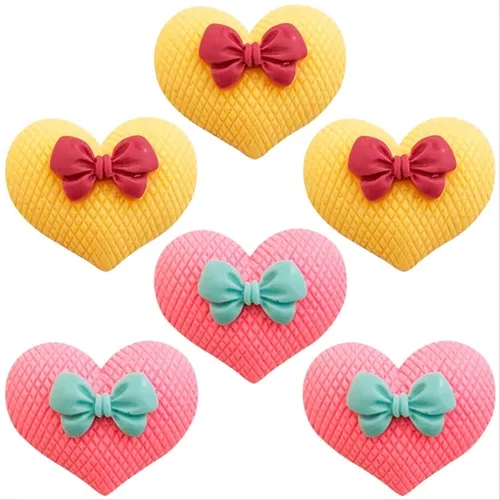 Charminhos - Coração - 4104 - 6 unidades - Make+