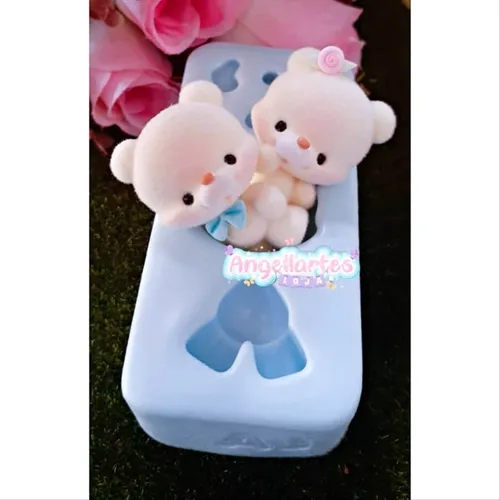 Molde Silicone - Biscuit - Tedy - Angellartes