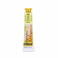 Tinta Óleo - 20ml - Amarelo Brilhante Claro - 303 - Acrilex