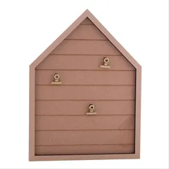 Casa MDF com 3 presilhas 30x40