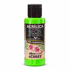 Tinta  Acrílica Fosca - Verde Neon - 101 - Acrilex