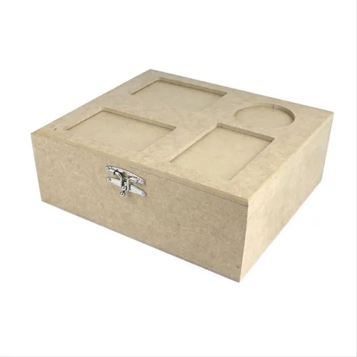 Caixa MDF Foto na Tampa - REF.831 - 30x27x12cm