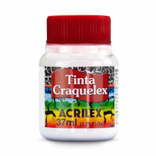 Tinta Craquelex - 37ml - Branco - 519 - Acrilex
