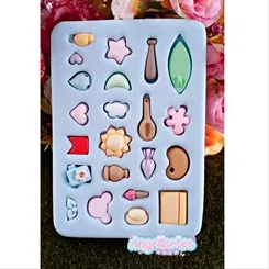 Molde Silicone - Biscuit - Misturinhas - Angellartes