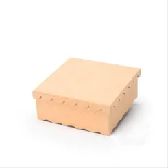 Caixa Babada C/Divisórias - G - 21x21x9cm