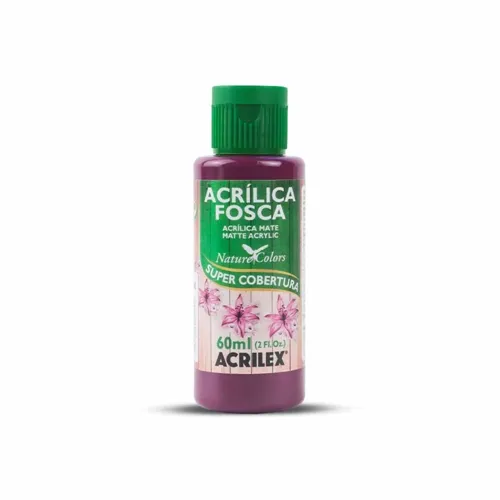 Tinta Acrilica Fosca - 60ml - Vinho - 565 - Acrilex