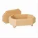 Caixa Russa Oitavada Tupiada Retangular c/ Pé MDF- Média - 24,5X15,5X7cm