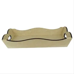 Cesto para pão de forma com furo - MDF