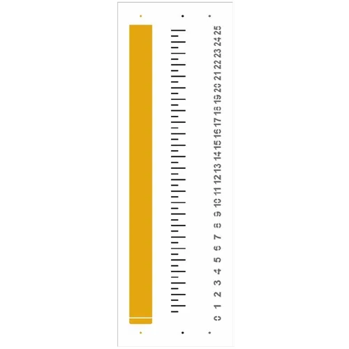 Stencil - 10x30cm - Costura Fita Métrica - OPA2911 - Opa Criando Arte