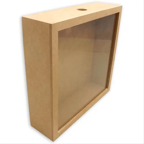 Caixa Tampinhas de Garrafa 34x25,5x6,5cm