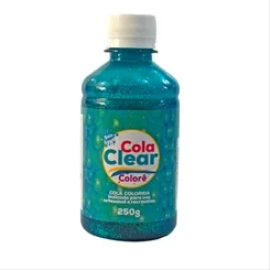Cola Clear Funny - 250g - Verde - Glitter