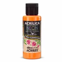 Tinta Acrilica Fosca - Laranja Neon - 105 - Acrilex
