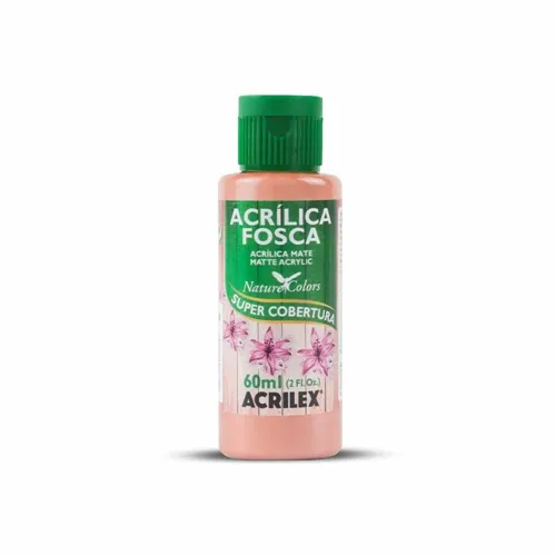 Tinta Acrílica Fosca - 60ml - Pêssego - 929 - Acrilex