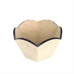 Cachepô MDF Sextavado 6mm - REF.513 - 10x10x10cm