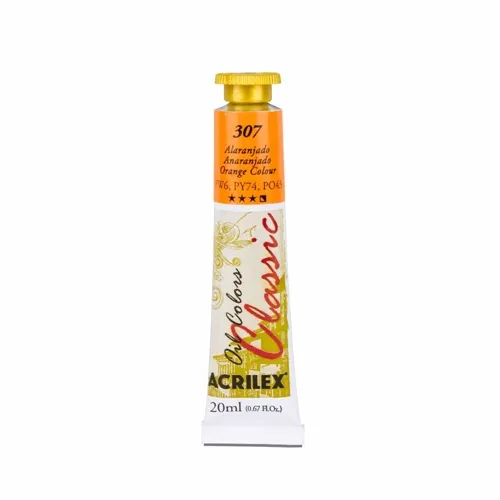 Tinta Óleo - 20ml - Alaranjado - 307 - Acrilex