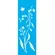 Stencil - 10x30cm - Flor Miosótis - OPA2224 - Opa Criando Arte