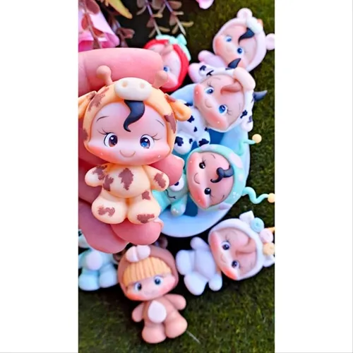 Molde Silicone - Biscuit - Pijaminha - Angellartes