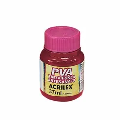 Tinta Plástica PVA - 37ml - Cereja - 826 - Acrilex