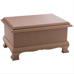 Caixa MDF C/ Pé Colonial 19x19x15