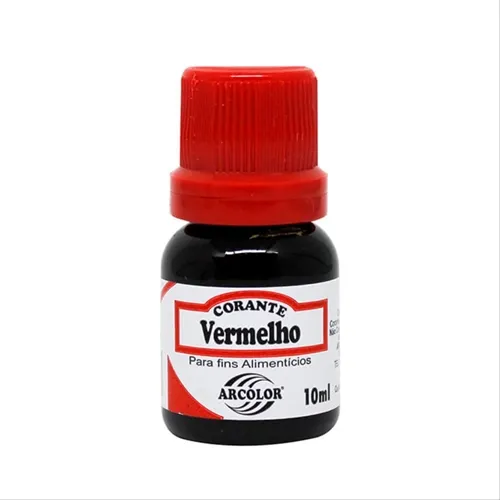 Corante Alimentício - Vermelho - 10ml