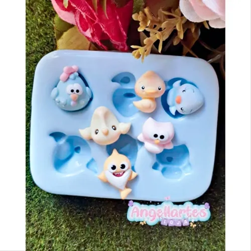 Molde Silicone - Biscuit - Mimos Mini - Angellartes