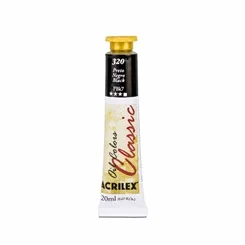Tinta Óleo - 20ml - Preto - 320 - Acrilex