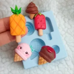 Molde Silicone - Biscuit - Mini Delícia - Angellartes