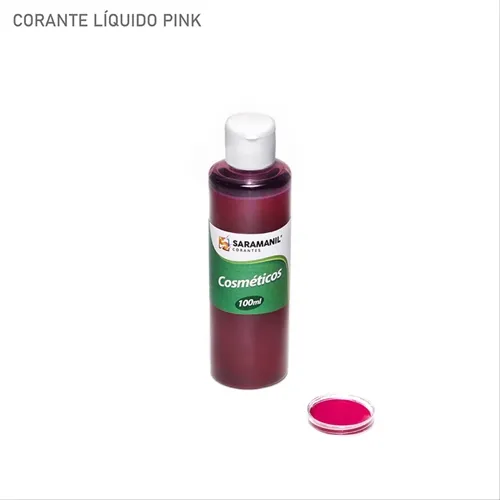 Corante Cosmetico - 21.005 - Pink 100ml - Saramanil