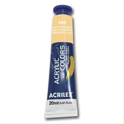 Acrylic Colors - 20ml - Ouro Iridescente - 385 - Acrilex