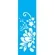 Stencil - 10x30cm - Flor Estilizada - OPA2223 - Opa Criando Arte