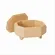 Caixa Russa Oitavada Tupiada Retangular c/ Pé - Pequena MDF - 19,5X15,5X7cm