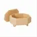 Caixa Russa Oitavada Tupiada Retangular c/ Pé - Pequena MDF - 19,5X15,5X7cm