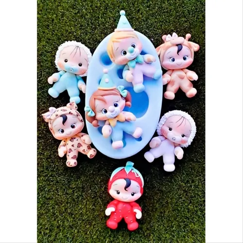 Molde Silicone - Biscuit - Palhacinho e Cia - Angellartes