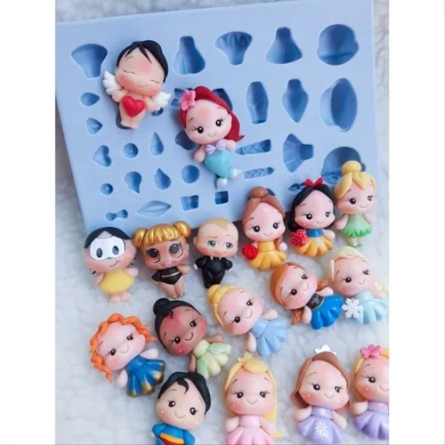 Molde Silicone - Biscuit - Micro Aplique - Angellartes