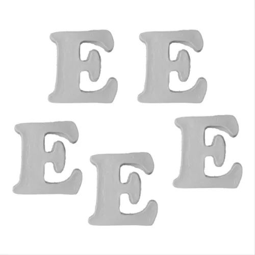 Resina Letra E - 5 Peças