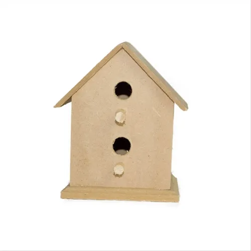 Casa Passarinho MDF 2 Furos Mini - 827