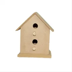 Casa Passarinho MDF 2 Furos Mini - 827