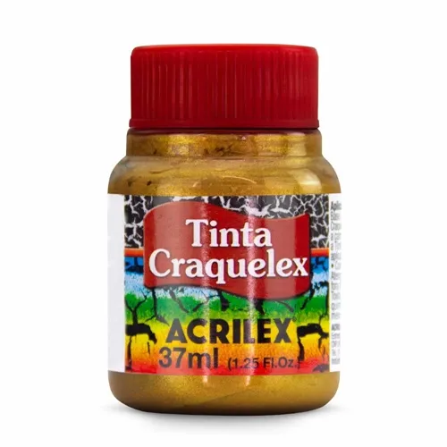 Tinta Craquelex - 37ml - Dourado Solar - 598 - Acrilex