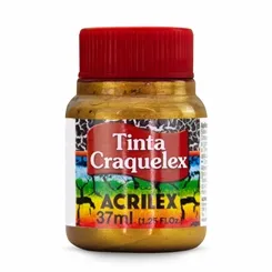 Tinta Craquelex - 37ml - Dourado Solar - 598 - Acrilex