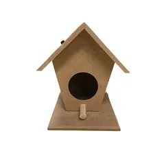 Casa Passarinho MDF Teto Liso Pequena - 831
