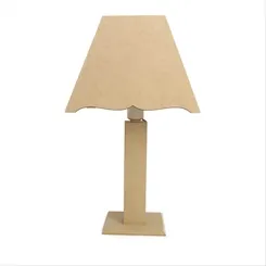 Abajur MDF C/ Cupula Grande - REF. 0001