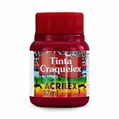 Tinta Craquelex - 37ml - Vermelho Carmin - 509 - Acrilex