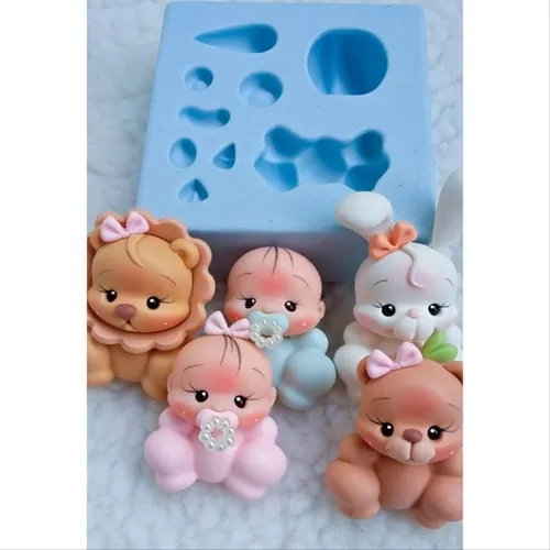 Molde Silicone - Biscuit - Aplique UniversaL - Angellartes