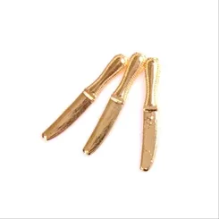 MINIATURA REPLICA - FACA DOURADA