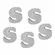 Resina Letra S - 5 Peças