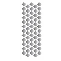 Stencil - 10x30cm - Escamas - OPA1849 - Opa Criando Arte